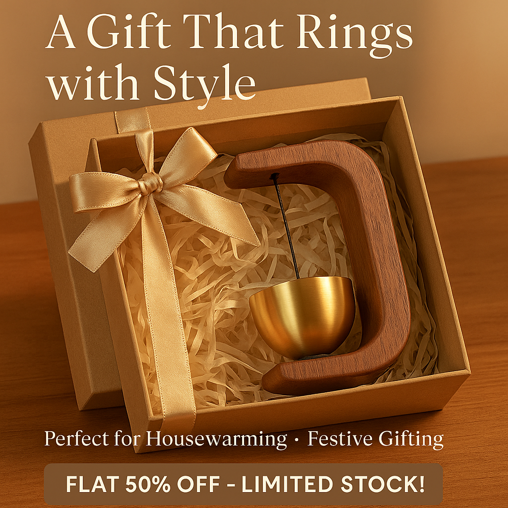 Japanese Style Wooden Door Bell | 🔥FLAT 50% OFF SAVING🔥