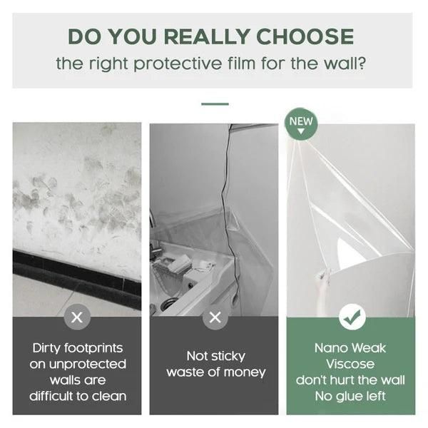 Self-Adhesive Transparent Electrostatic Wall Protection Film ( Buy 1 Get 1 Free )