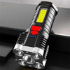 6000LM Waterproof Flashlight Built in Battery USB Charging