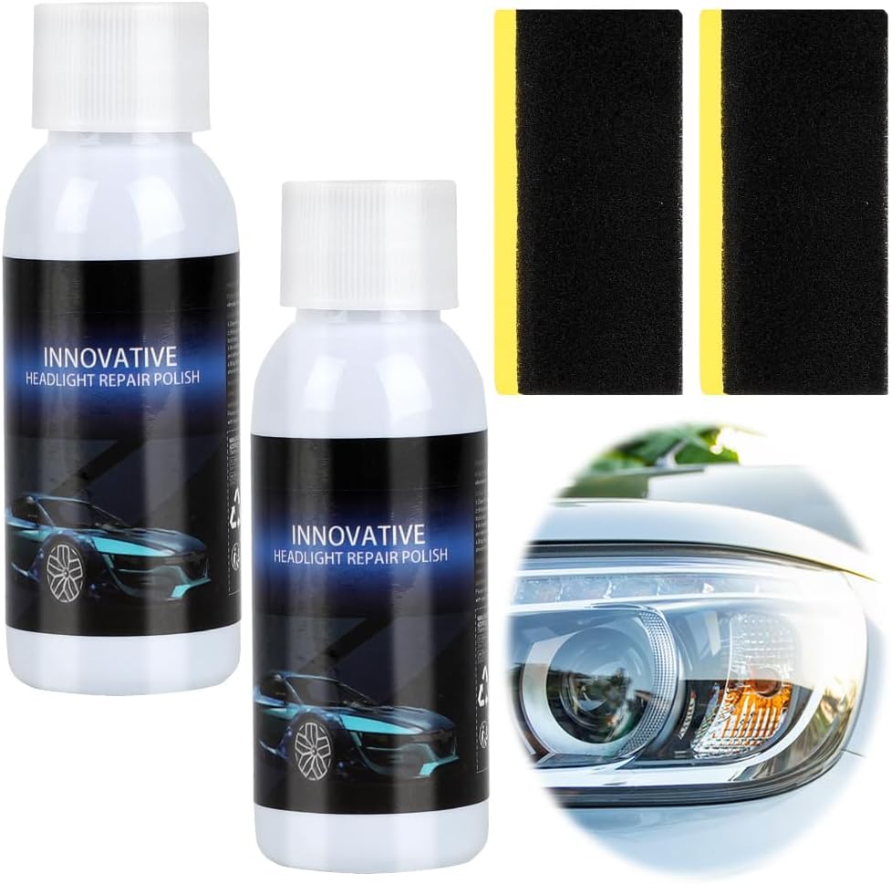 Car Headlight Repair Fluid, Scratch Remover (BUY 1 GET 1 FREE 🔥)