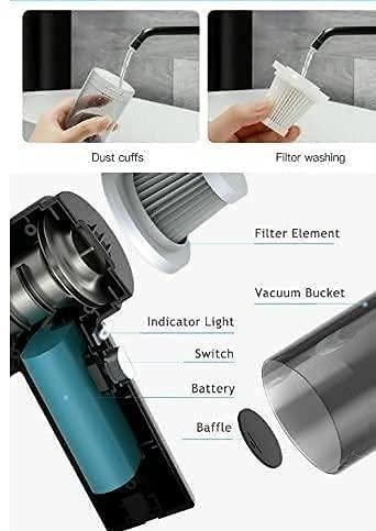 2 in 1 Vacuum Cleaner with Rechargeable battery | 🔥FLAT 50% OFF SALE🔥