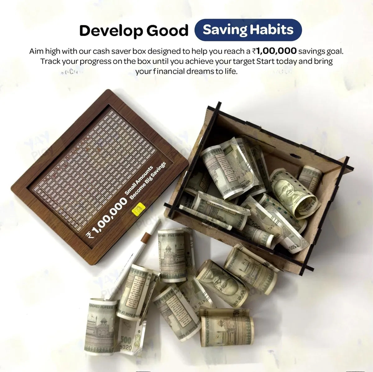 Savings Challenge Piggy Bank